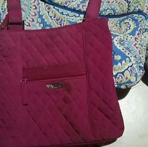 Dark hot pink vera bradley cute awesome purse